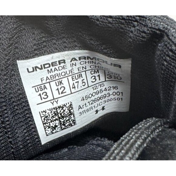 Under Armour UA Highlight MC Football Cleats Men’s Size 13 Black 1269693-001 - Picture 6 of 7